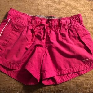 Nike Women's Running Shorts Medium 8-10 Pink EUC!